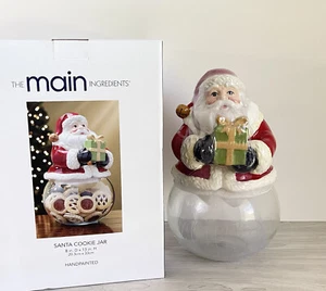 The Main Ingredients Santa Clause Cookie Jar New In Box - Picture 1 of 10