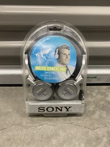 SONY MDR-NC6 Noise Canceling Portable Audio Headphones - Silver *NEW/SEALED!* - Picture 1 of 2