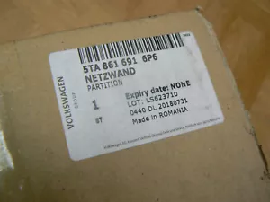 Netztrennwand, herausnehmbar 5TA861691 6P6 schwarz Volkswagen Original Ersatztei - Bild 1 von 3