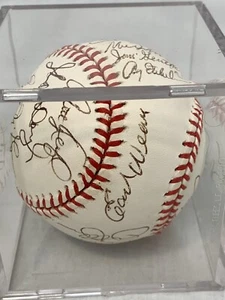 Baltimore Orioles autographed baseball signed Weaver Ford Buford Grimsley - Picture 1 of 5