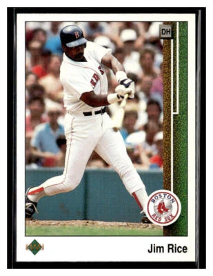 1989 Upper Deck #413 Jim Rice - Image 1 of 2