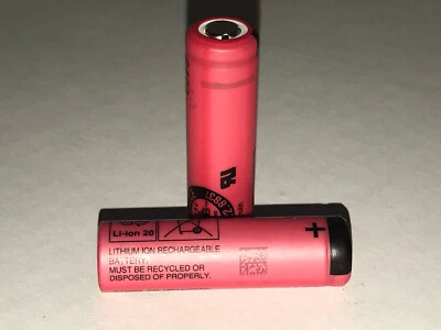 NEW!!! 2 pc SANYO UR 14500 AC Li-ion 740mAh Rechargeable 3.7v FLAT-TOPS - Image 1 of 4