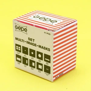 Gepe 6930 Set Multi Image Mask Slide Mounts Binders for 35mm w/ Double AN Glass - Imagen 1 de 6