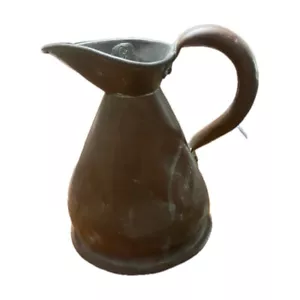 Antique English 19th Century Pint Copper Measuring Jug - Picture 1 of 10