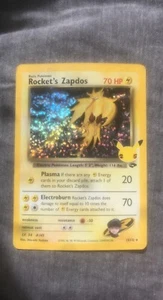 Pokémon TCG Rocket's Zapdos Celebrations: Classic Collection 15/132 Holo Holo... - Picture 1 of 2