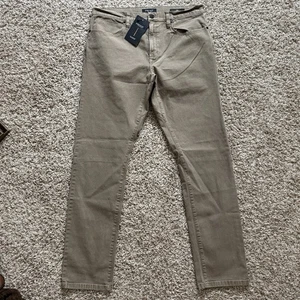Proof Rover Pants Men’s Size 33x32 Tan Slim Huckberry Stretch Canvas Gusseted - Picture 1 of 8