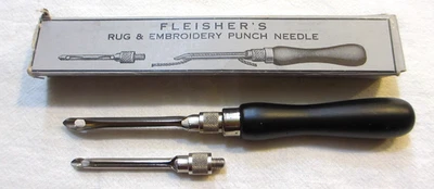 VTG Fleisher's Rug & Embroidery Punch Needle Tool - Image 1 of 4