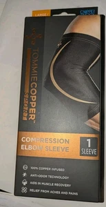 Tommie Copper Sport Compression ElbowSleeve Joint Pain Relief L/XL Black OpenBox - Picture 1 of 4