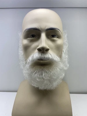 Juego realista de barba y bigote falso. Cabello humano, anudado a mano. Cosplay, TV Foto 1 de 4