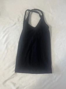Camisa halter negra talla pequeña Auden para mujer - Imagen 1 de 3