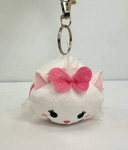 Disney Marie Tsum Tsum Mini Plush Handmade into a Keychain Bag Clip - Picture 1 of 9