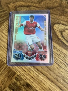 2010-11 Topps Match Attax English Premier League Robin Van Persie MOTM - Picture 1 of 2