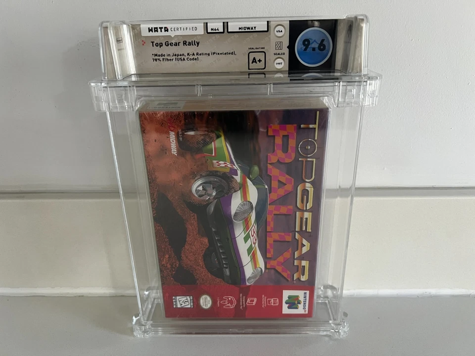Top Gear Rally (Nintendo 64, N64) WATA 9.6 A+ New Sealed Graded CGC VGA PSA 1st! - Image 1 of 4