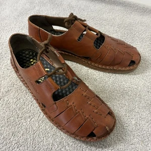 Rieker Schuhe Damen Größe 39 Leder Schnürschuhe geschlossene Zehenpartie Komfort Sandalen Freizeit - Bild 1 von 15
