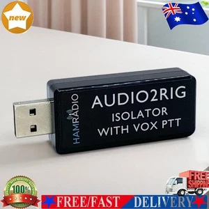 AUDIO2RIG USB Sound Card Connector Isolator for KENWOOD ICOM YAESU Adapter - Zdjęcie 1 z 11
