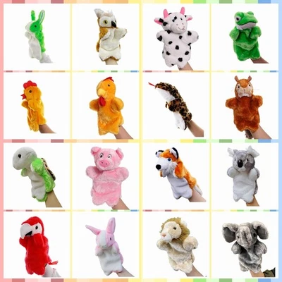 Animal Hand Puppets Kids Toy Storytelling Soft Plush Doll Show Educational Gifts - image 1 of 4