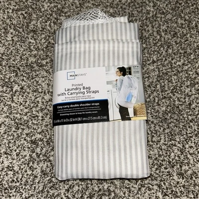 Bolsa de lavanderia estampada com alças de transporte - Imagem 1 de 2