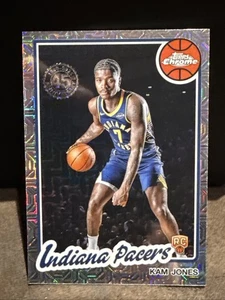 Kam Jones 2025-26 Topps Basketball 1980-81 Chrome Mojo RC Indiana Pacers #TC-KO - Picture 1 of 2