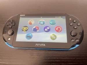 Sony Playstation PS Vita Slim 2000 Black & Blue Console Tested Grade B - Picture 1 of 14