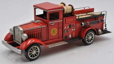 Fuoco Motore Dream Camion Vintage Antico 1930s Latta Metallo Modello 24 Pumper - Immagine 1 di 2