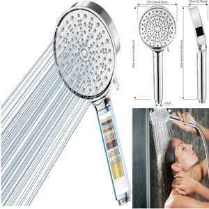 Cobbe Duschkopf mit Filter, Duschkopf Wassersparend mit Filtration in 20 Schi... - Bild 1 von 10