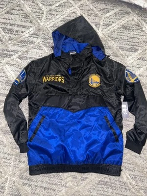 CHAQUETA LIGERA CON CAPUCHA GOLDEN STATE WARRIORS Pullover Para Hombre Por UNK Nueva Foto 1 de 4