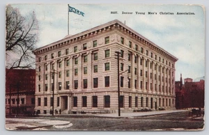 YMCA Young Men's Christian Association Denver CO Colorado Vintage 1918 Postcard - Picture 1 of 2