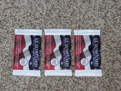 全新 未开封 1992 年 IMPEL 奥林匹克运动会 Hopefuls 三 (3) 密封包 — 第 1/4 张图片