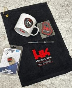 Pacchetto attrezzi HK (Heckler & Koch) - patch morale/asciugamano/penna/tazza/ecc, NUOVO! - Foto 1 di 10
