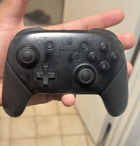 Mando Inalámbrico Nintendo Switch Pro HAC-013 Negro OEM Probado Funciona - Imagen 1 de 4