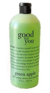 Philosophy Good For You GREEN MANPLE Gel de baño de ducha de alta espuma 32 oz NUEVO - Imagen 1 de 1