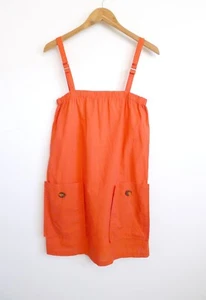 A.P.C. Paris Cotton Pinafore Shift Tank Mini Overall Dress YOOX SSENSE XS $265 - Picture 1 of 6