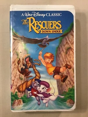 Walt Disney's The Rescuers Down Under- VHS Tape Black Diamond in Good Condition - Image 1 of 4