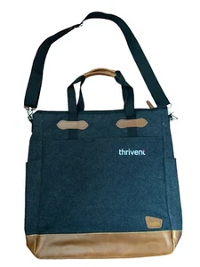 Field & Co Leeds Campster Wool 15" Laptop Messenger Bag Thrivent Logo - Picture 1 of 3