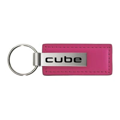 Chaveiro de couro retangular Nissan Cube - Imagem 1 de 3