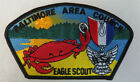 Baltimore Area Council 2006 Sa-65 Eagle Scout Sap Black Border Patch [Ph691]
