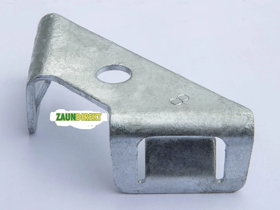 3 Stück Gabionen Winkelclip Eckverbinder Zaunverbinder Verbinder verzinkt Zaun - Bild 1 von 4