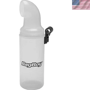 Lightweight White Sand/Seed Bottle - Quick Mount for Golf Cart Accessory - Picture 1 of 3