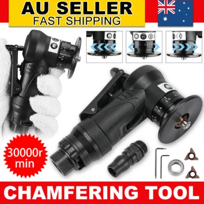 Air Chamfer Tool Trimming Mini Chamfering Pneumatic Beveling Machine Deburring - image 1 of 4