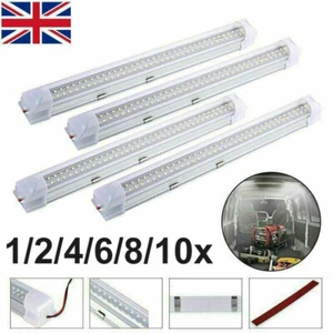 12V Car Van Interior Lights Strip Bar 108 LED Bus Caravan ON/OFF Switch 12 VOLT - Picture 1 of 18