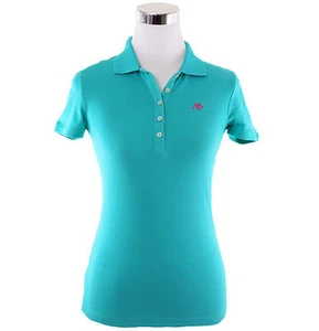 Aeropostale Women A87 Solid Classic Piqué Polo Shirt Style 4163-Free $0 Shipping - Picture 1 of 2