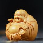 Mini Laughing Buddha Maitreya Sculpture Handmade Statue  Chinese Buddhism