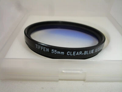 Tiffen 55mm CLEAR - BLUE Filter - Image 1 of 2