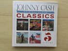 Album original Johnny Cash Classics 5 x lot de CD flambant neuf scellé - frais de port gratuits 