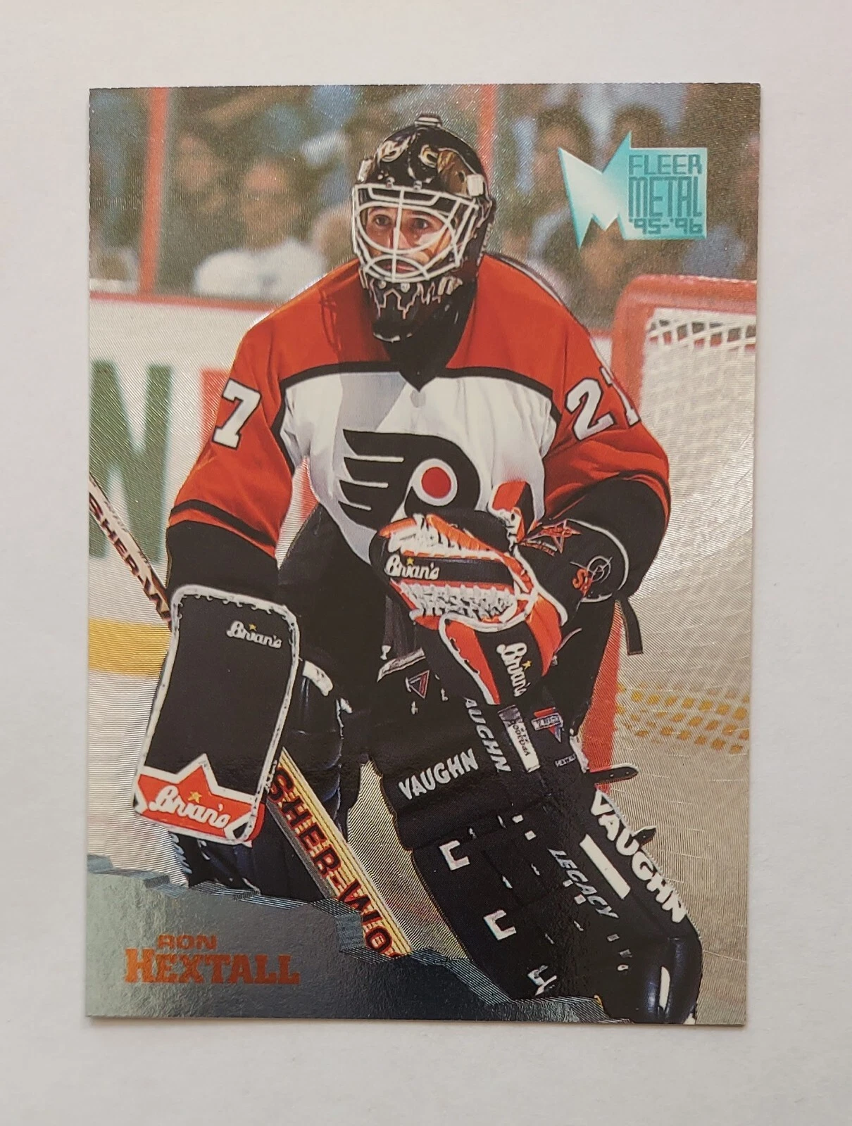 1995-96 Fleer Metal NHL #110 Ron Hextall Philadelphia Flyers
