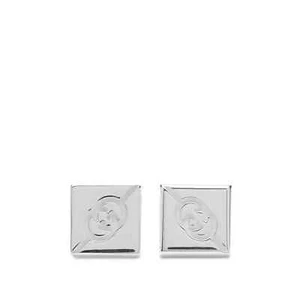 Gucci Diagonal Interlocking G earrings in 925 sterling silver YBD77403300100U - Picture 1 of 3
