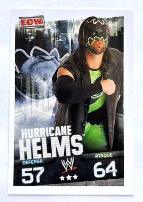 2009 WWE Topps Slam Attax Evolution TCG #115 HURRICANE HELMS Ecw Cards - Image 1 of 4