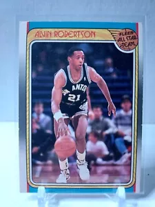 1988-89 Fleer - All-Star #128 Alvin Robertson Spurs - Picture 1 of 4