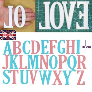 Sehr großes 10 cm (4 Zoll) volles Alphabet Metall Stanzformen Set, Kartenherstellung, H4 - Bild 1 von 7