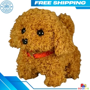 My Realistic Robot Puppy Electronic Interactive Dog-Walking Barking Kids Brown - Picture 1 of 3
